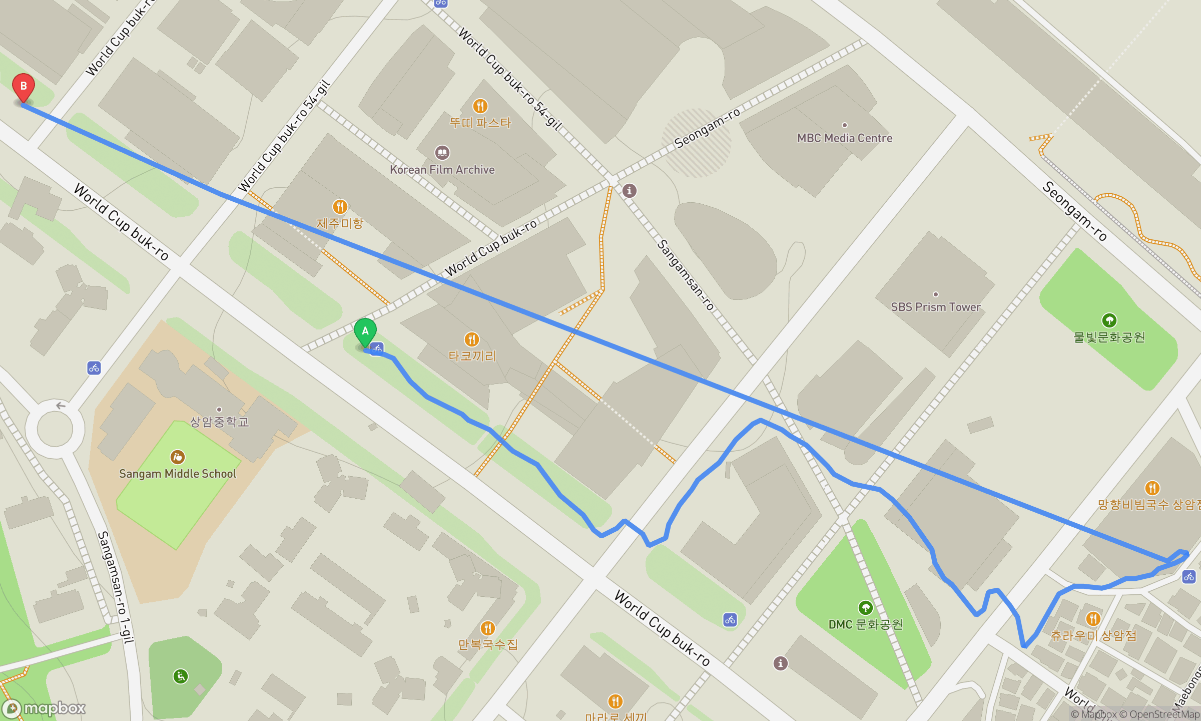 서울 러닝 0.64km — 50대 IT 직장인, 2026-05-26 출장지에서 11분 44초 버텨낸 기록