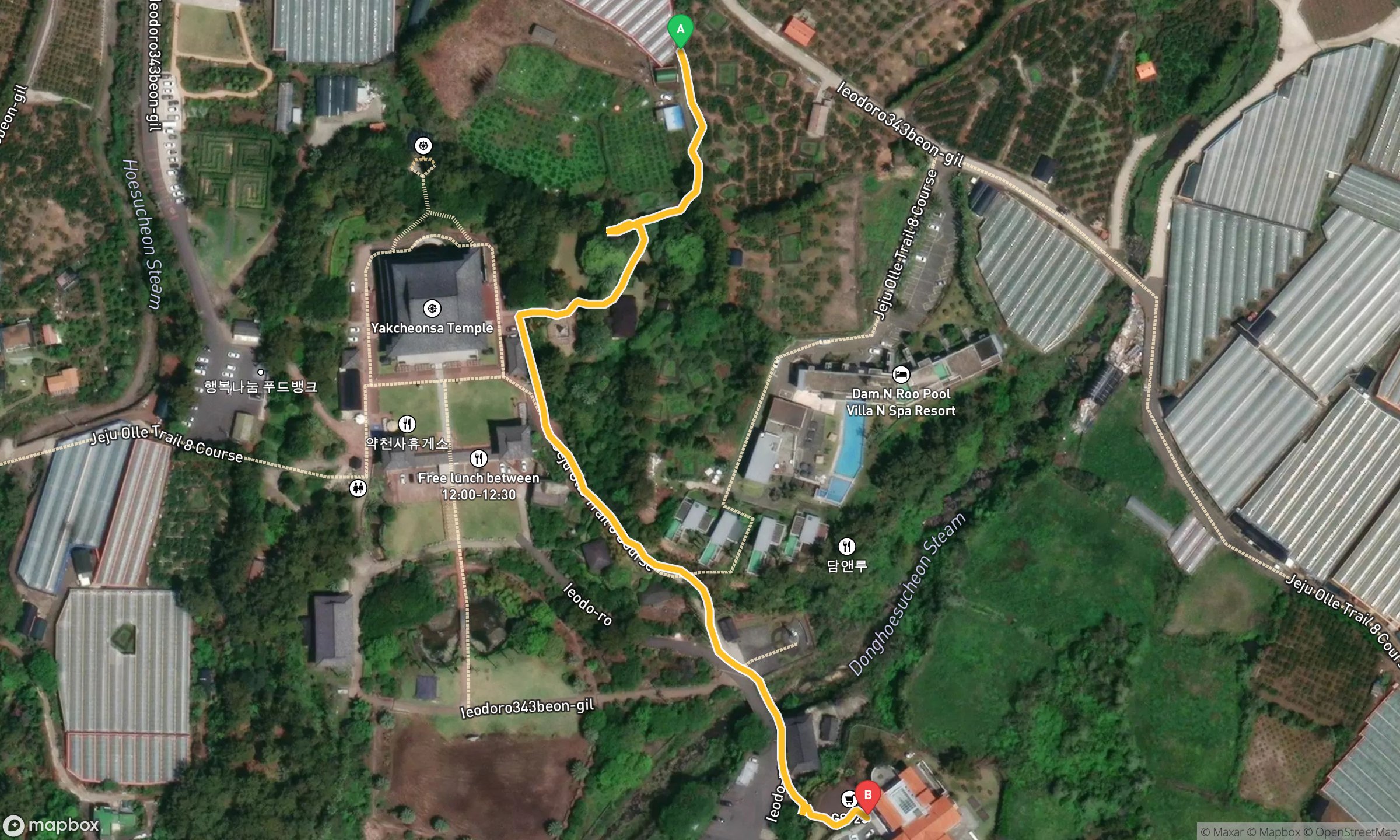 서귀포 러닝 0.40km — 50대 IT 직장인, 2026-05-28 6분간 15분 페이스로 움직인 기록