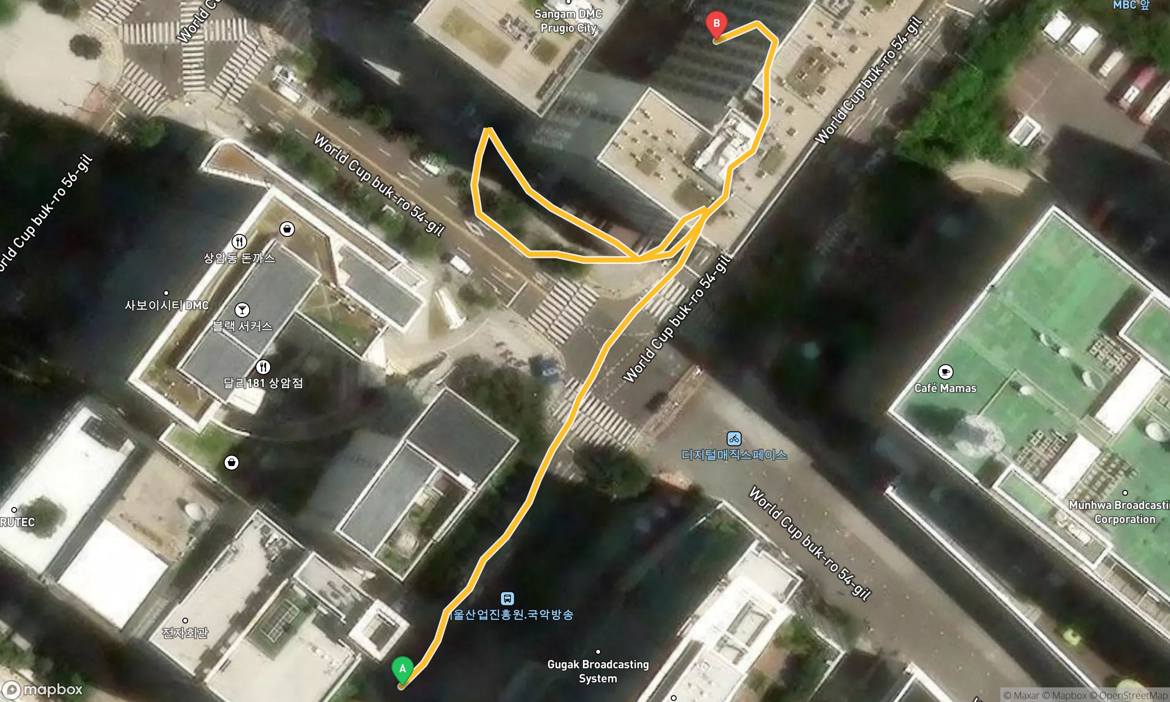 파주 리커버리 런 0.28km — 50대 IT 직장인, 2026-07-03 2분 56초짜리 짧은 회복 기록