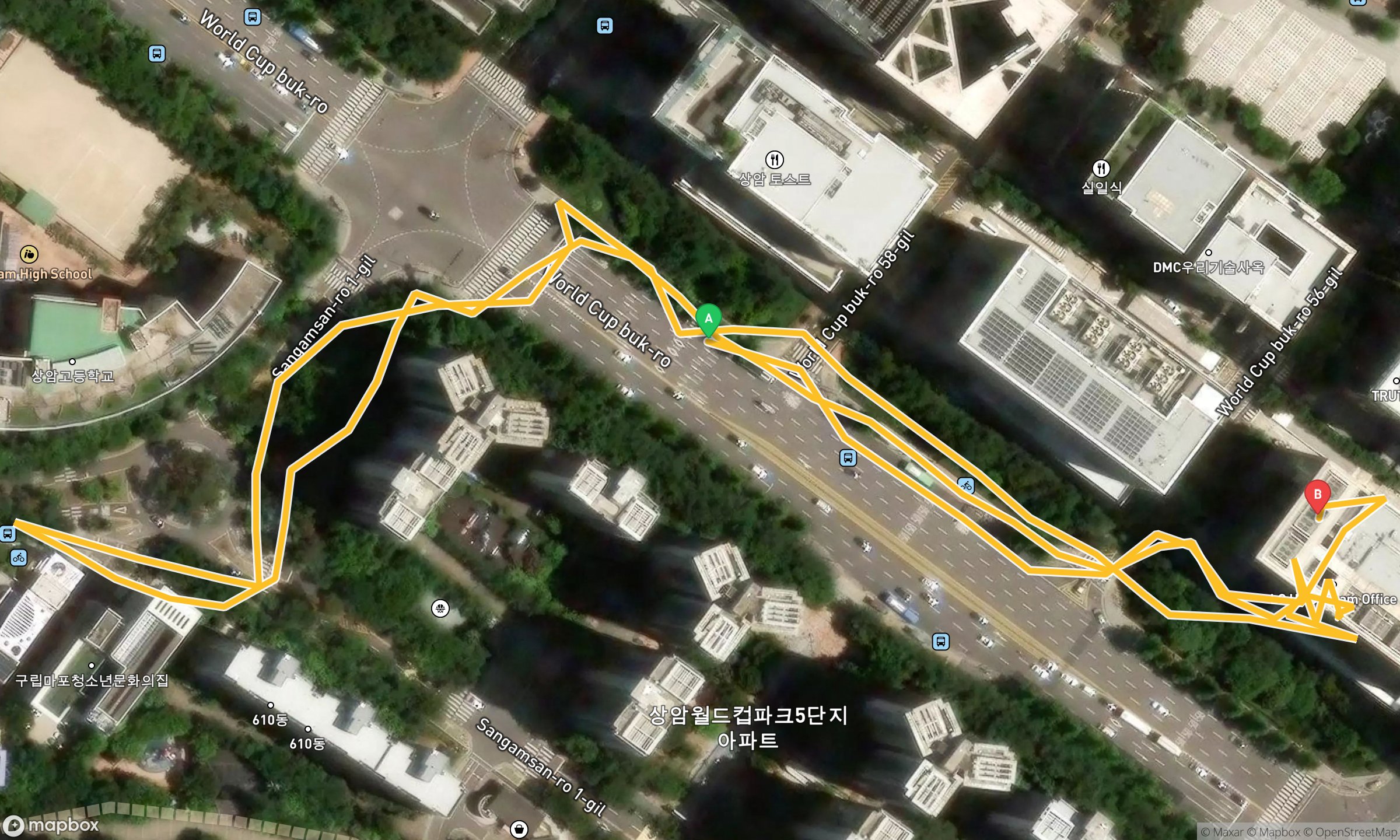 고양시 리커버리 런 1.29km — 13:03 페이스로 16분 51초, 2026-07-06 회복 기록