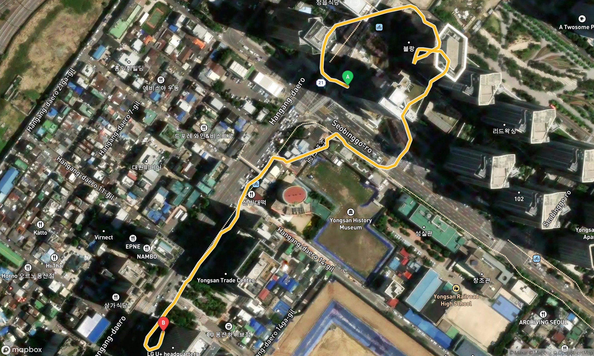 서울 리커버리 런 0.33km — 50대 직장인, 2026-06-17 29분 페이스로 9분 버텨낸 기록